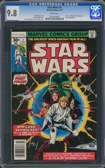 Star Wars #1 CGC 9.8 NM/MT White Pages (1977) 1st Adaptation Highest Graded